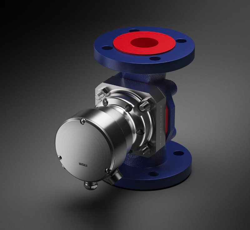 Vaisala Polaris™ Prozessrefraktometer PR53W für Ventilgehäuse Sichere und exakte Messung der Konzentrationen aggressiver Chemikalien: Schwefelsäure (H₂SO₄), Salzsäure (HCI), Natriumhydroxid (NaOH) und Flusssäure (HF)