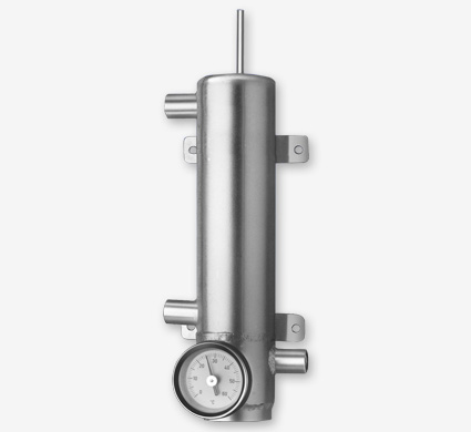 Wasserkühler für Messgas Wasserkühler für Messgas mit Gas-Austritts-Temperatur-Anzeige